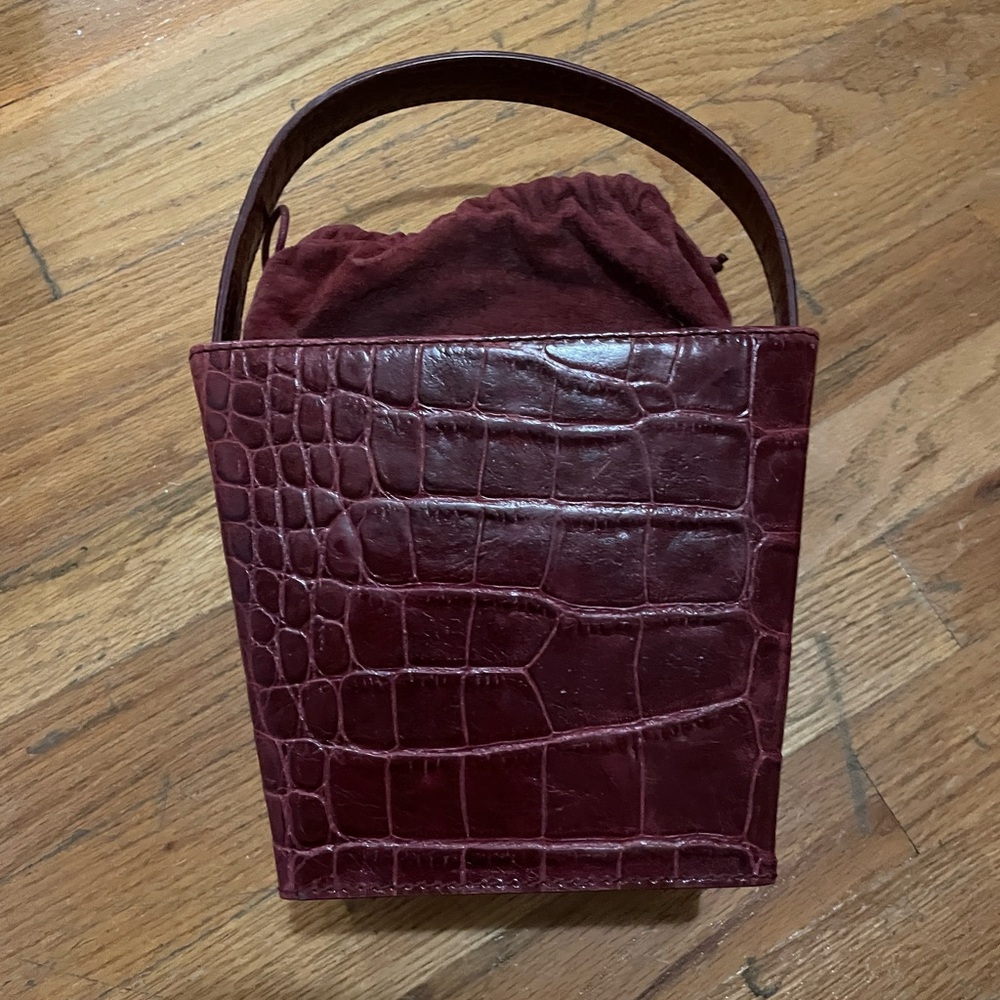Staud bucket bag.